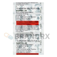 Sartel 20 mg Intas Pharmaceuticals